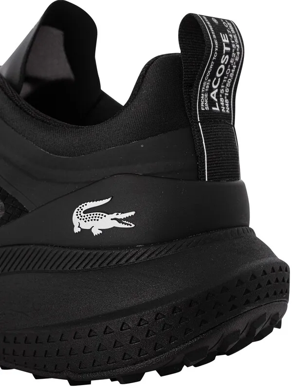 Lacoste Active 4851 123 1 SMA Trainers - Black/Black
