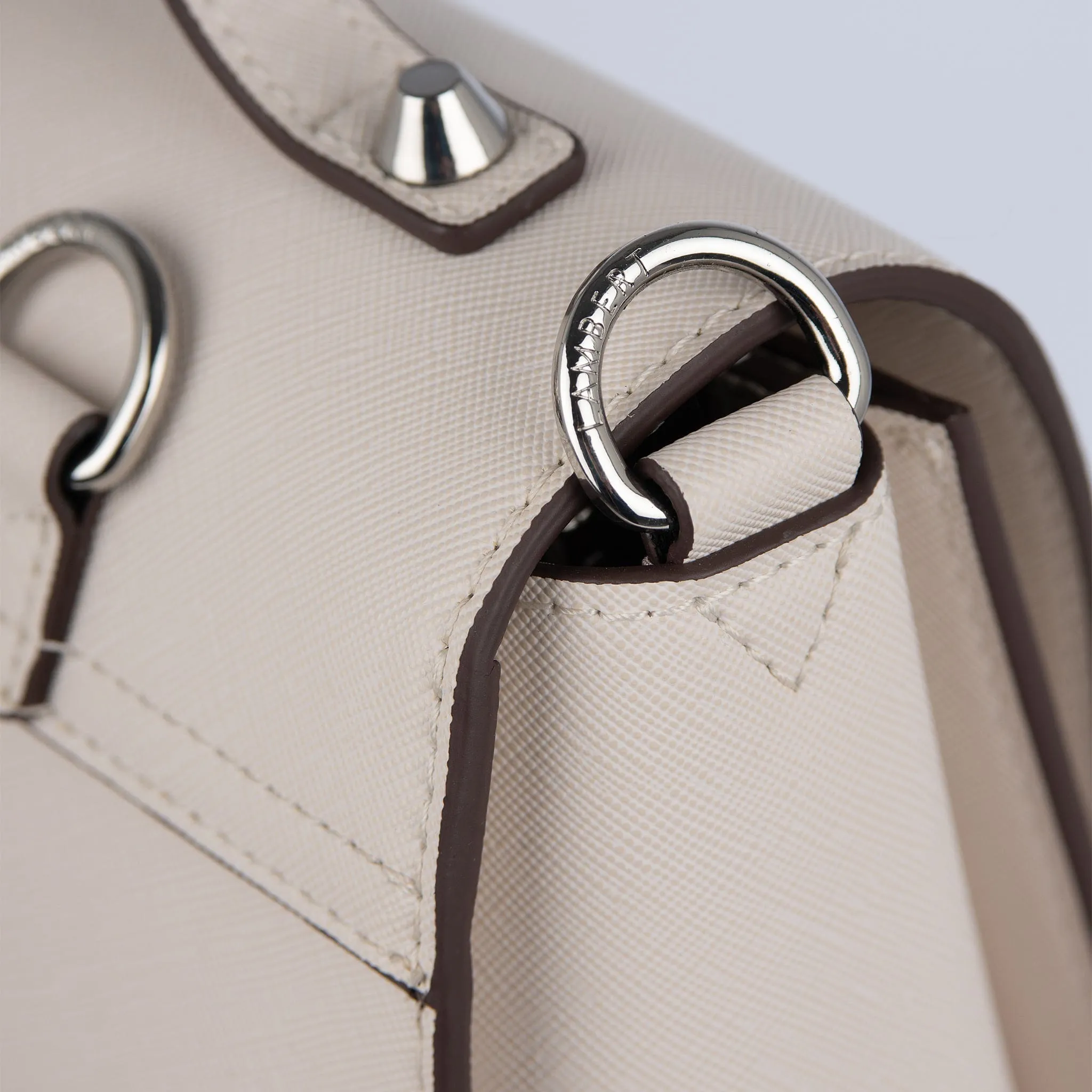 Lambert Elie Backpack - Salt Saffiano  - Clement