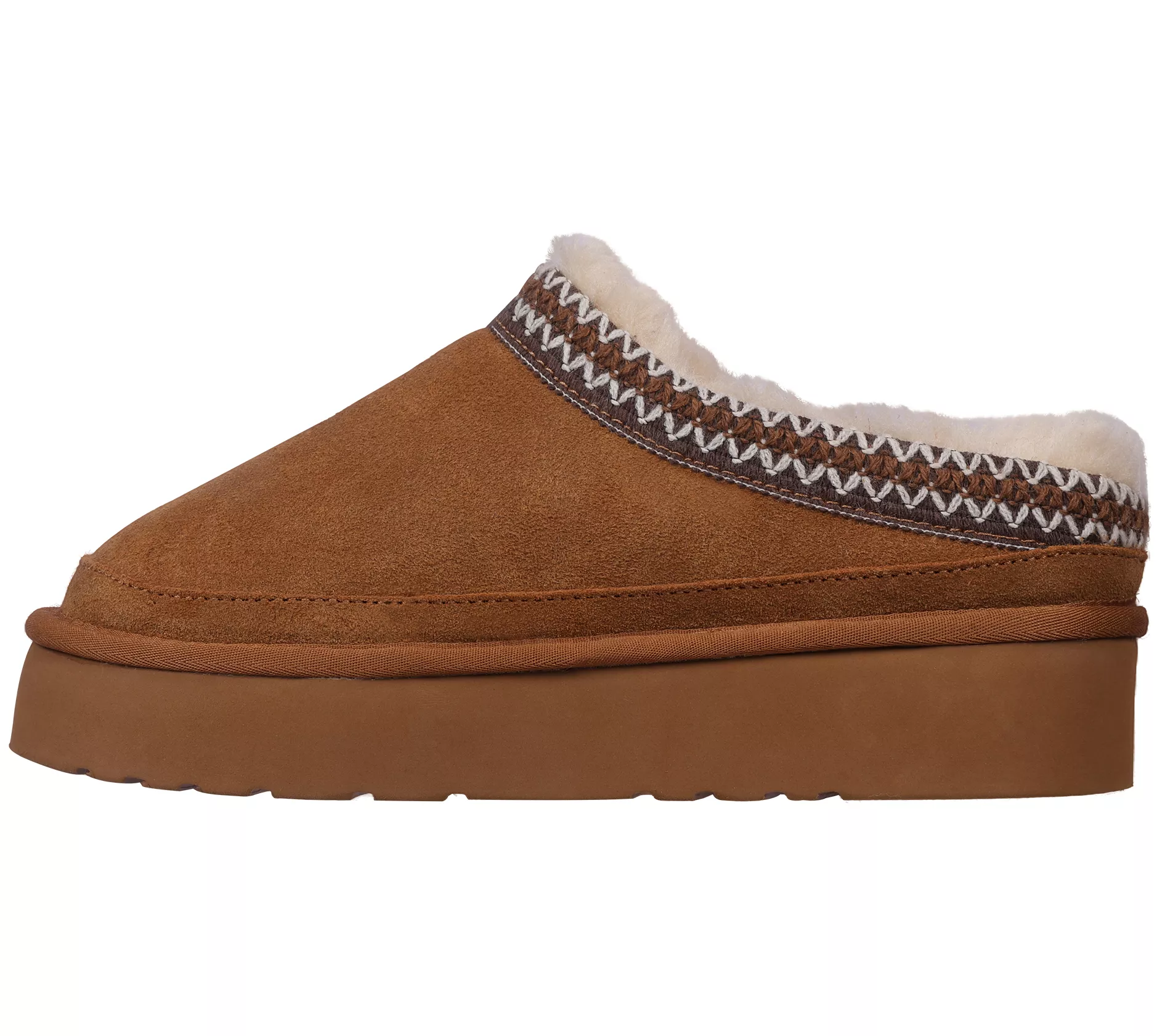 Lamo Suede Platform Clog Slipper - Jane