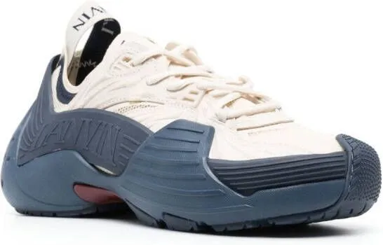 Lanvin Flash-X chunky low-top sneakers Neutrals