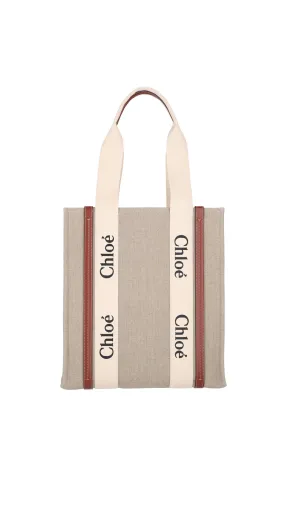 Large Woody Tote Bag - Tan