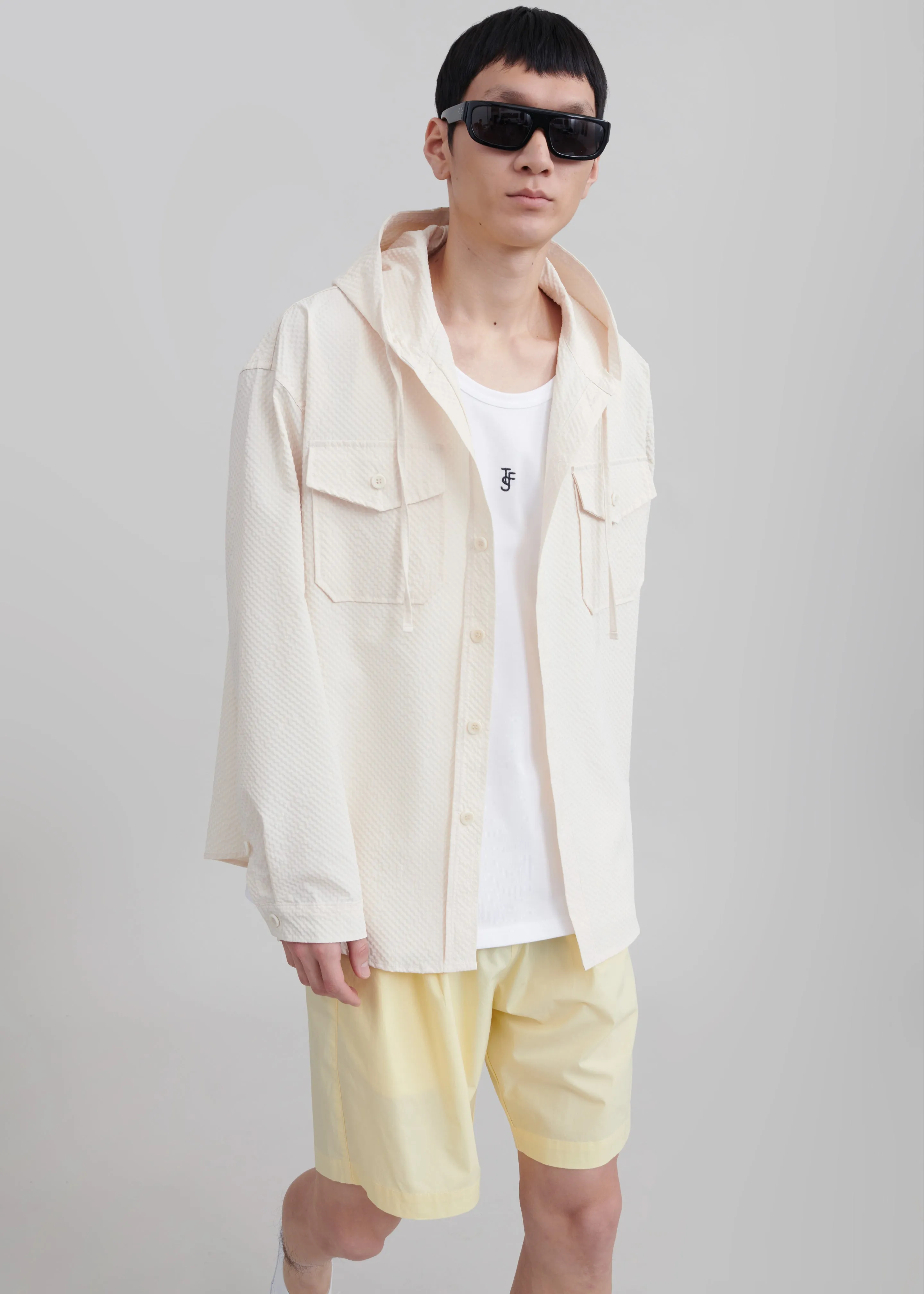 Lars Hooded Jacket - Beige