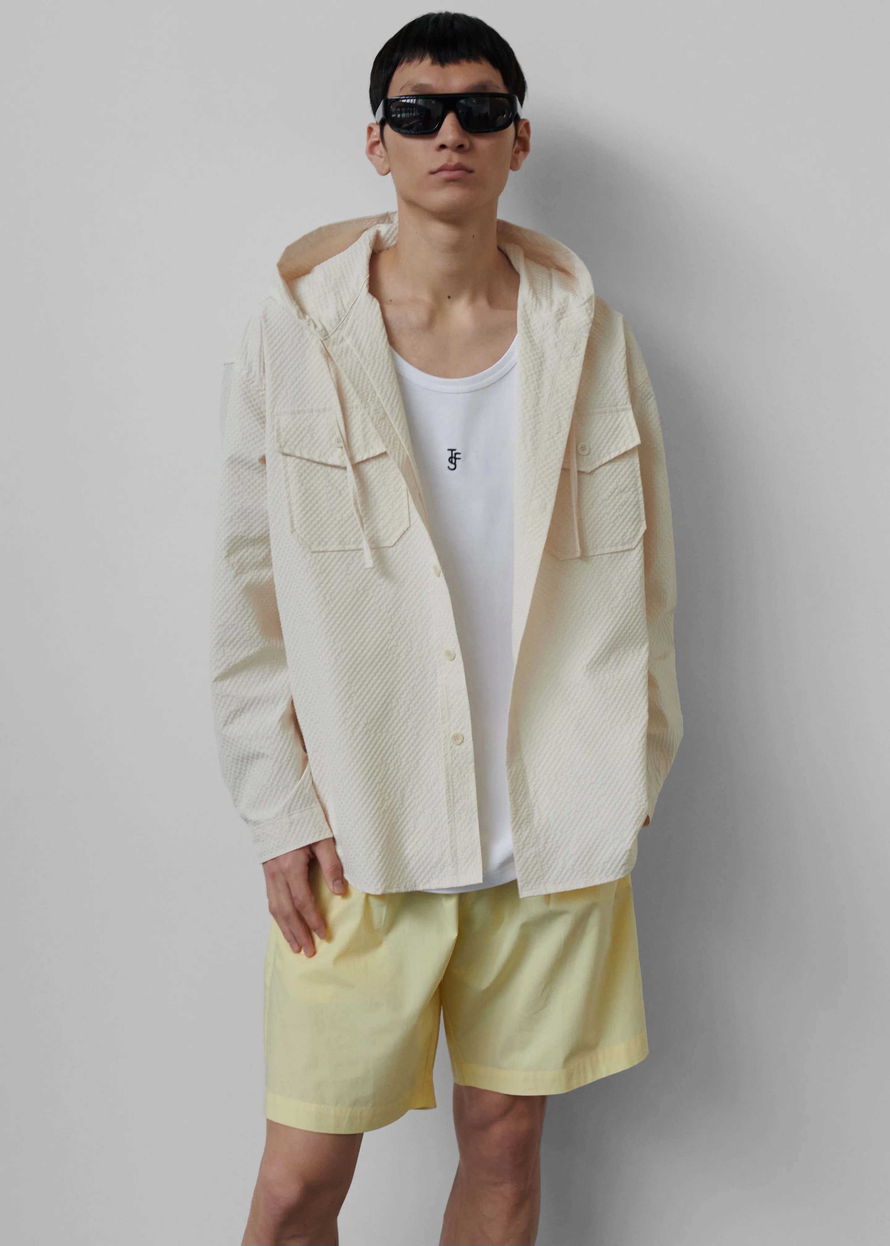 Lars Hooded Jacket - Beige