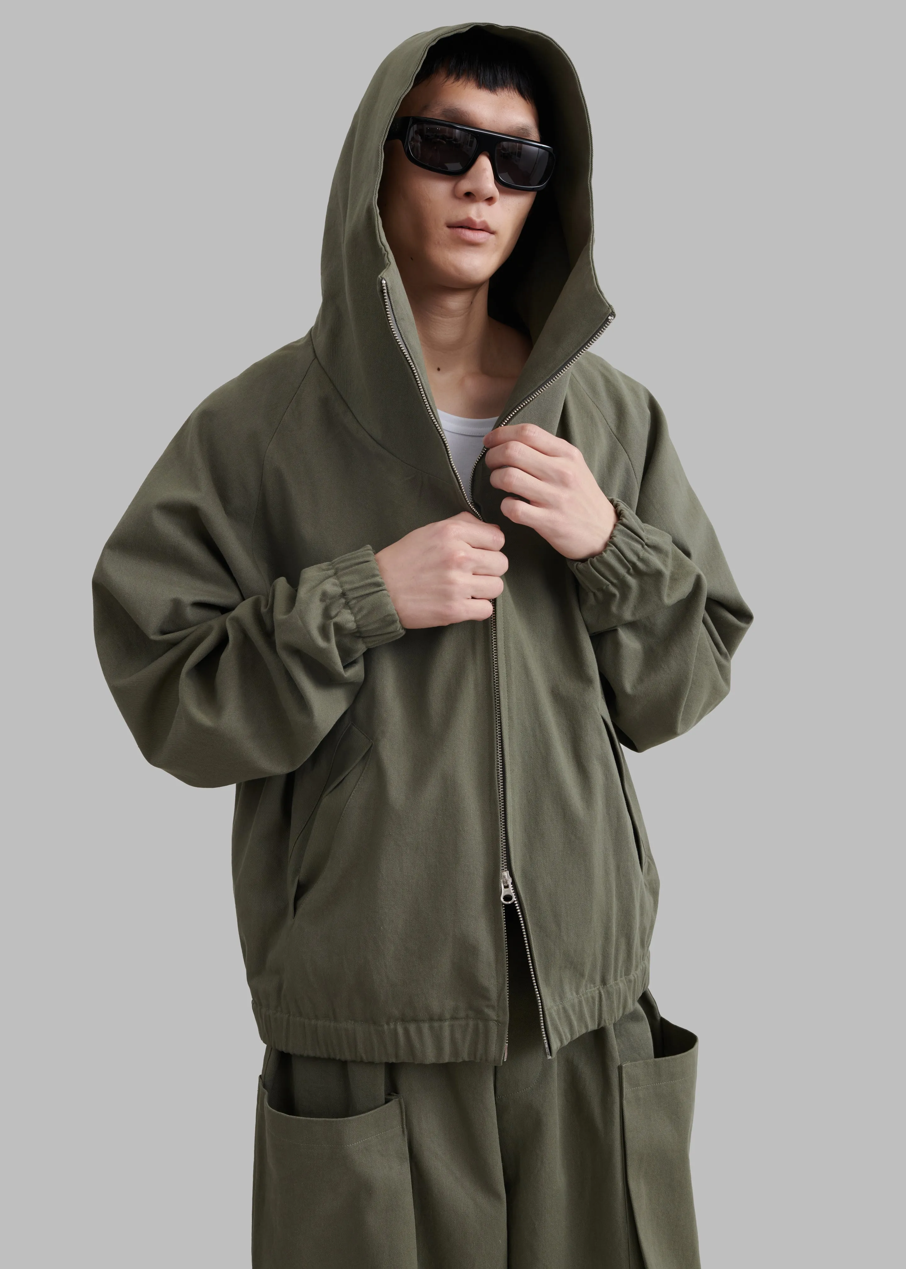 Lauri Hooded Jacket - Khaki