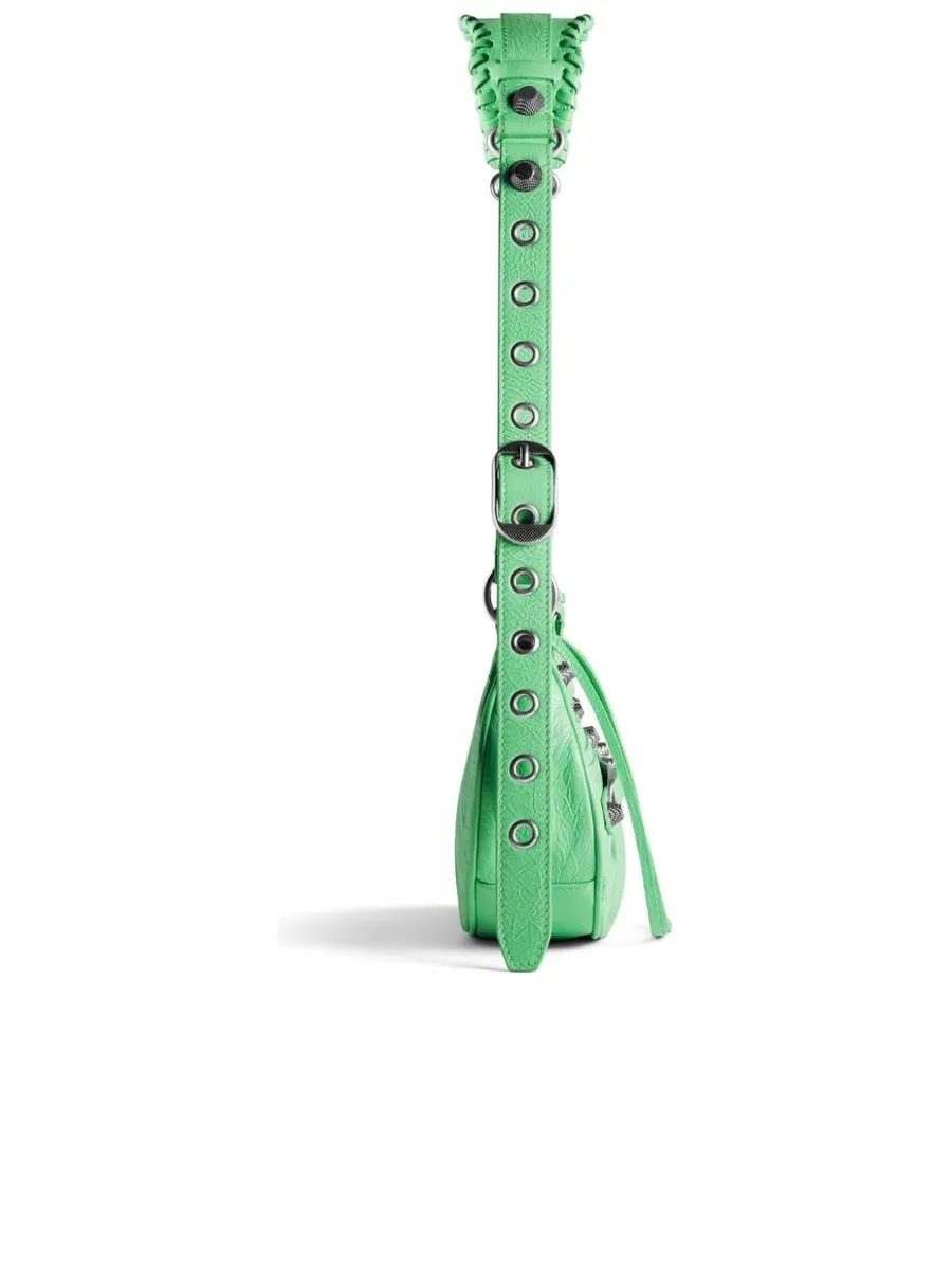 Le Cagole XS Shoulder Bag in Light Green