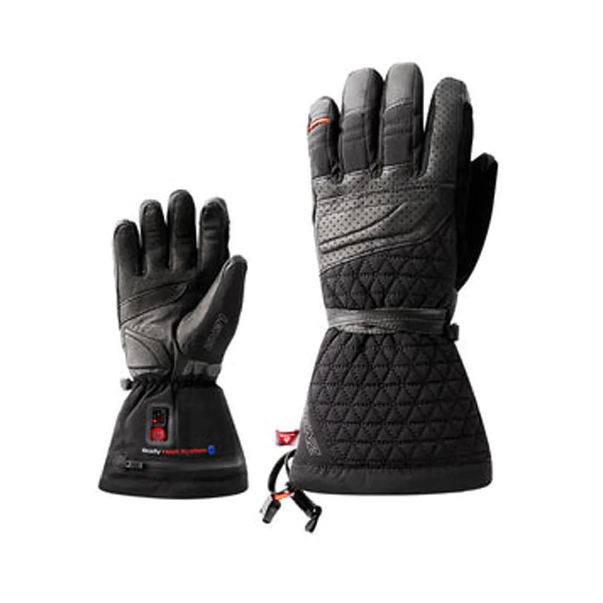 Lenz Heat Gloves 6.0 Finger Cap for Women with rcB 1800 Batteries