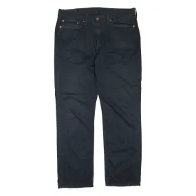 LEVI'S Mens Trousers Black Regular Straight W36 L32