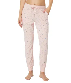 Life is Good Scattered Hearts Pattern Snuggle Up Sleep™ Joggers