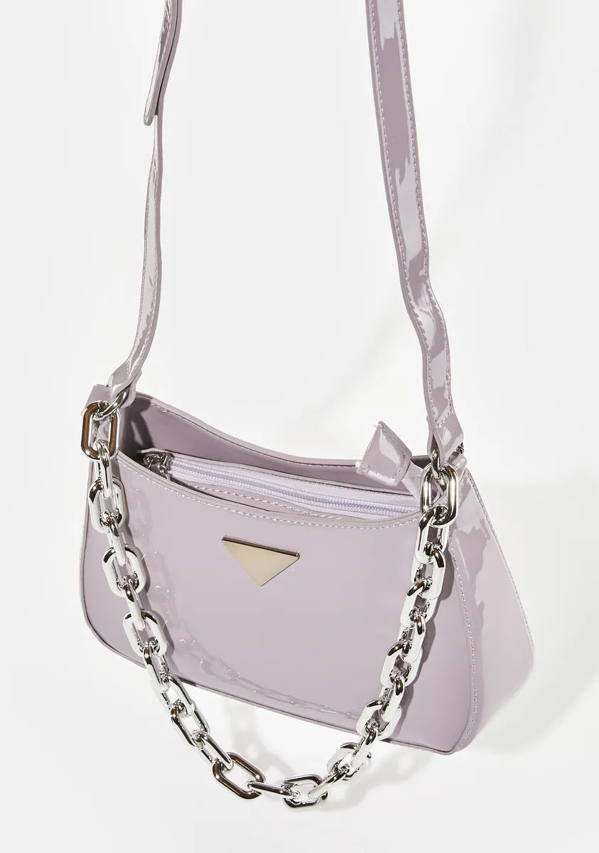 Lilac All The Way Up Shoulder Bag-