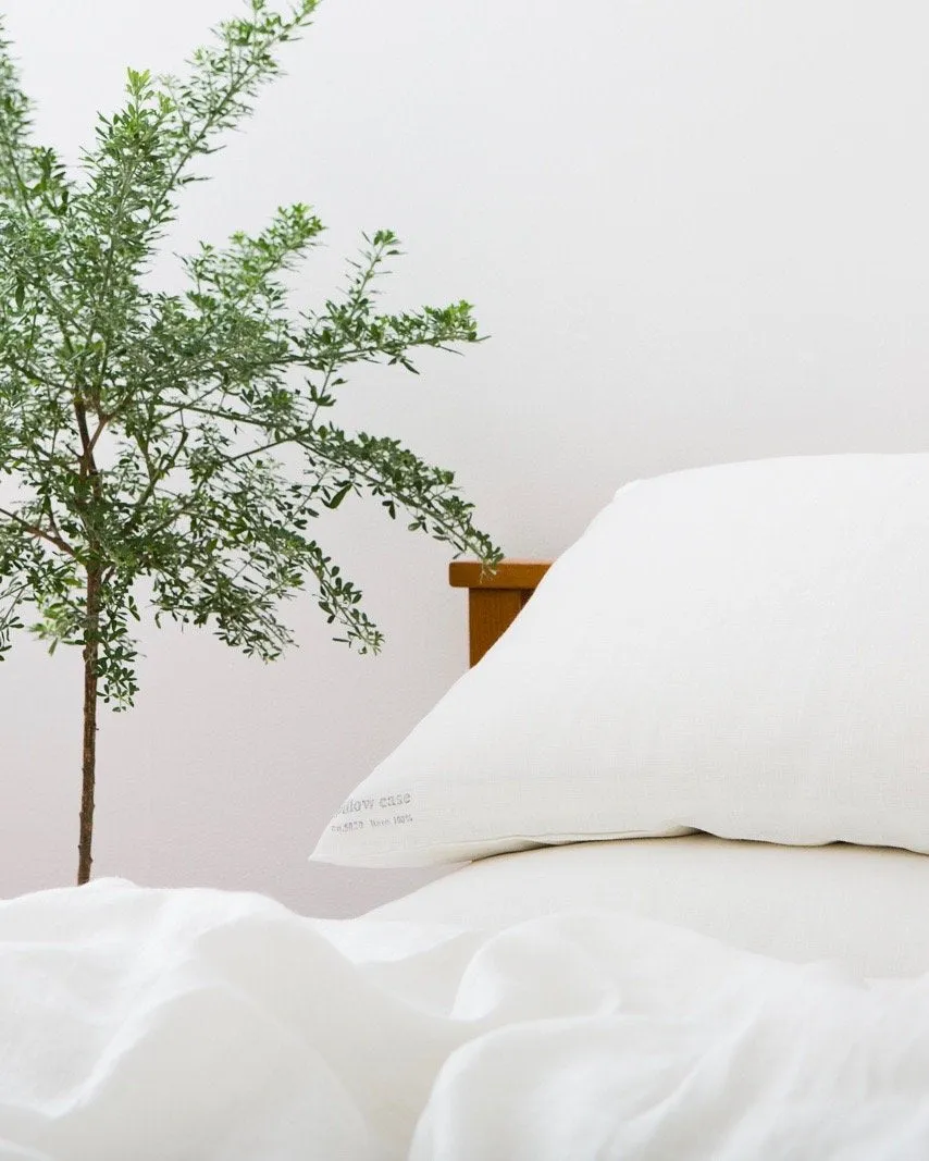 Linen pillowcase set - white Fog linen