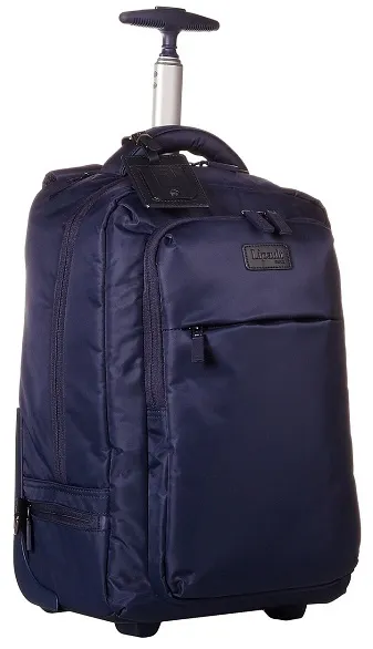 Lipault Plume Business Wheeled Computer Backpack 