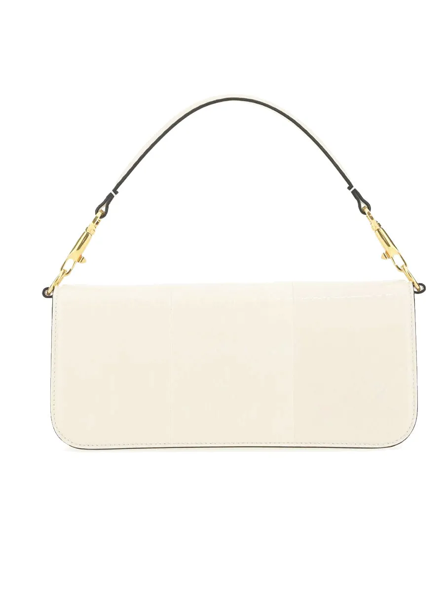 Loco Calfskin Shoulder Bag in Ivory