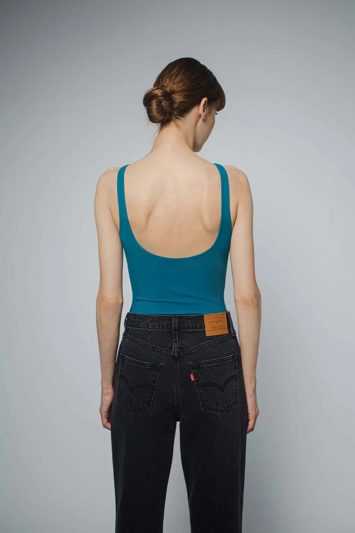 LOLA TANK BODYSUIT - DEEP OCEAN
