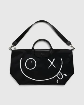 Longchamp x André Saraiva – Le Pliage André Travel Bag Black | Highsnobiety Shop