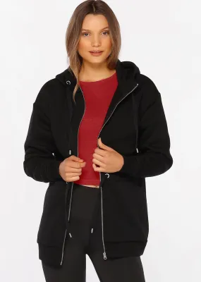 Lorna Jane All Rounder Zip Thru Hoodie in Black