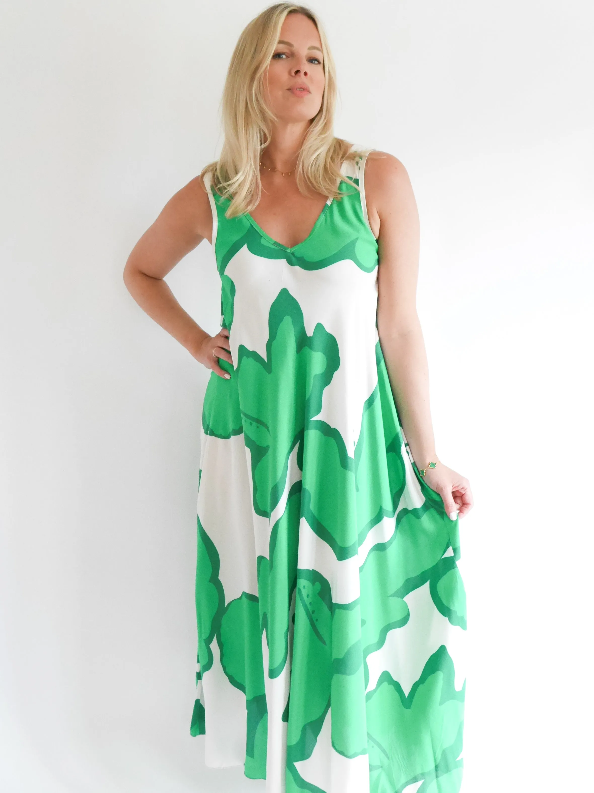 Lottie Dress Green