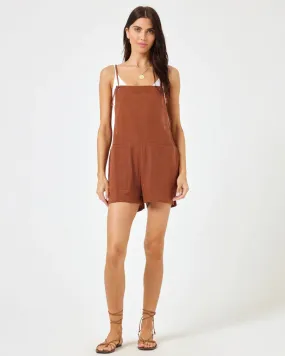 L*SPACE INDY Romper in Coffee 