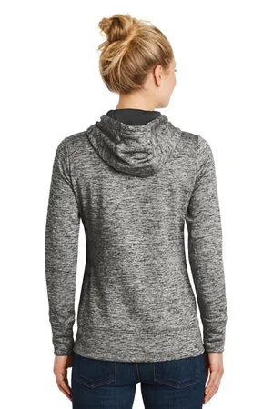 LST225 Sport-Tek® Women's PosiCharge® Electric Heather Fleece Hooded Pullover.