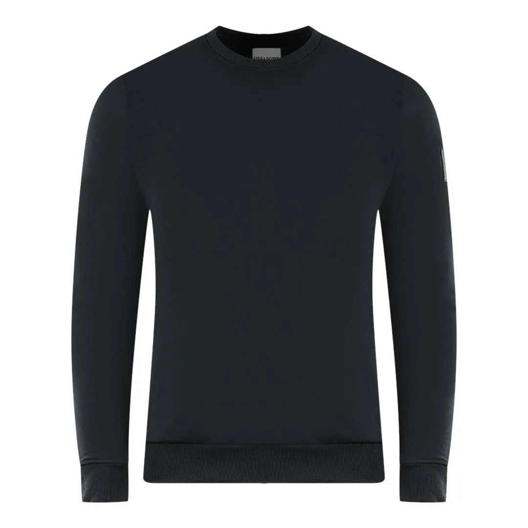 Lyle & Scott Black Plain Jumper