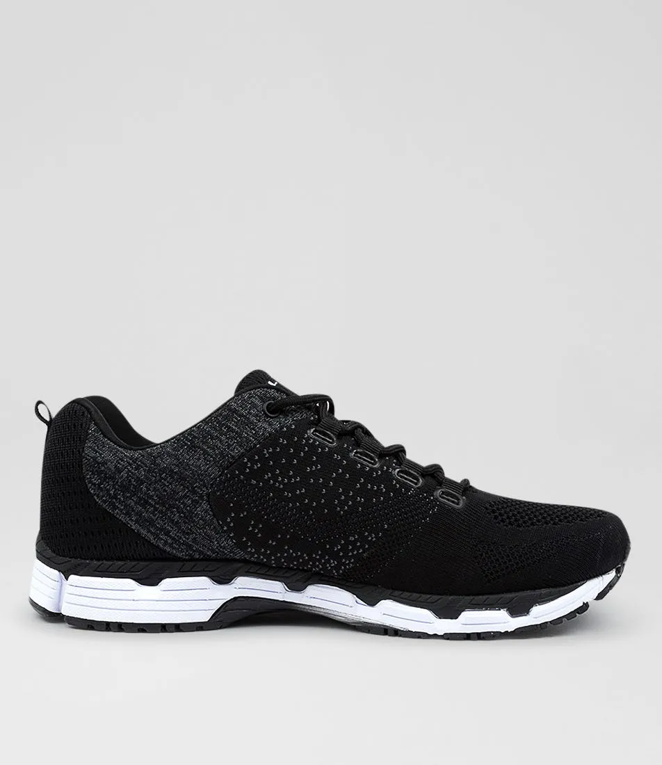 LYNX Ignite Snr Black White Sneakers