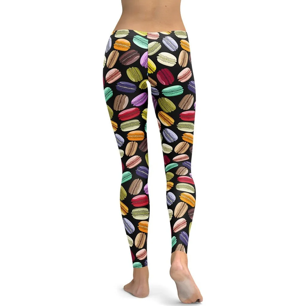 Macaroons Pattern Leggings