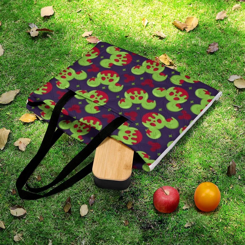 Magical Evil Apple Zipper Picnic Mat