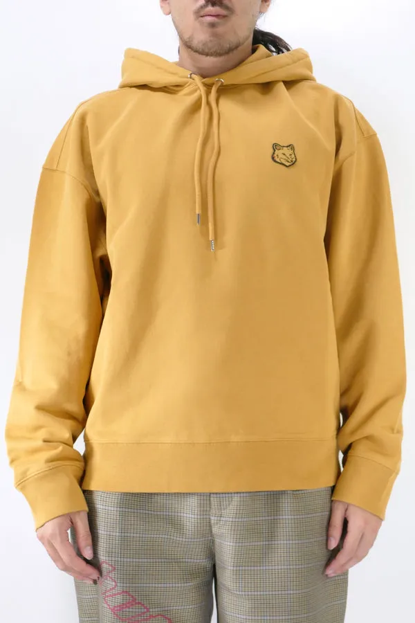 Maison Kitsuné Tonal Fox Head Patch Hoodie - Yellow