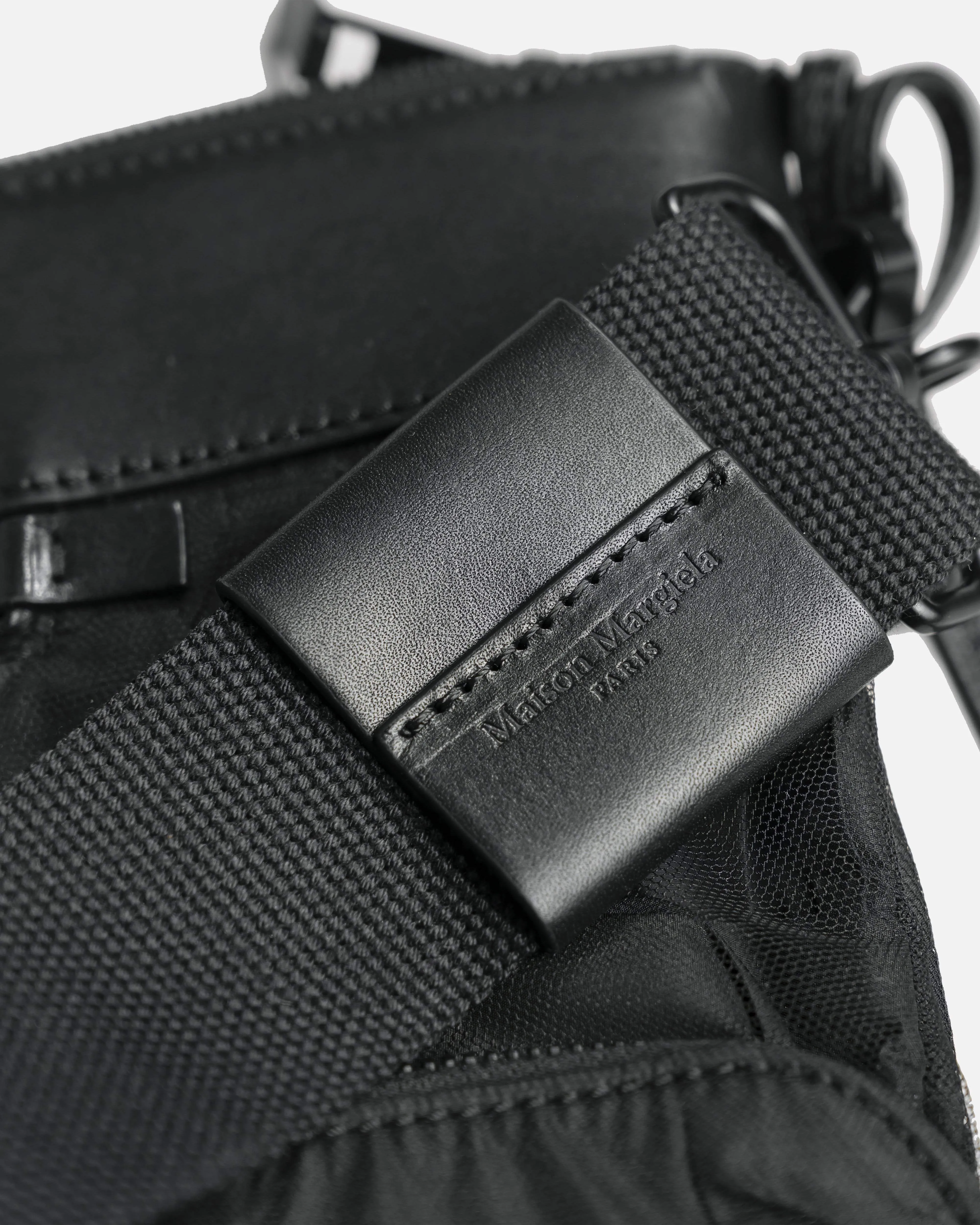 Maison Margiela Nylon 5AC Crossbody Bag in Black