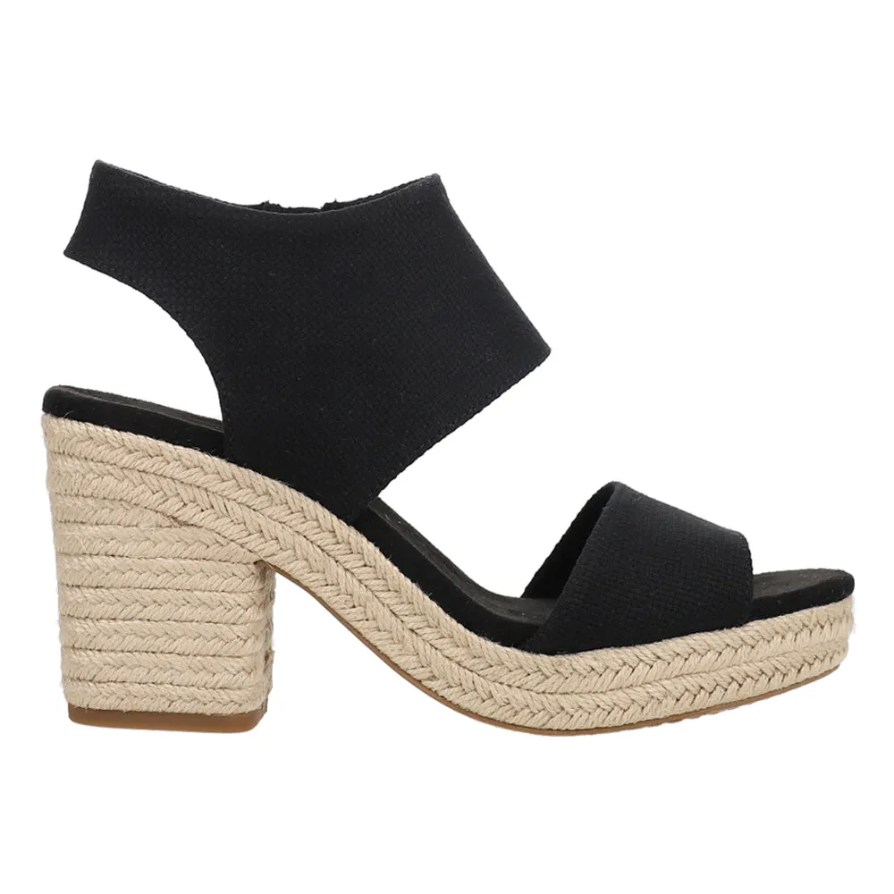 Majorca Rope Block Heel Espadrille Sandals