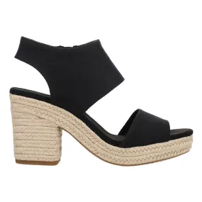 Majorca Rope Block Heel Espadrille Sandals