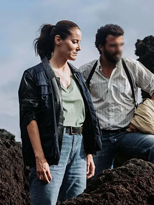 Maria João Bastos Turn of the Tide S01 Black Leather Jacket