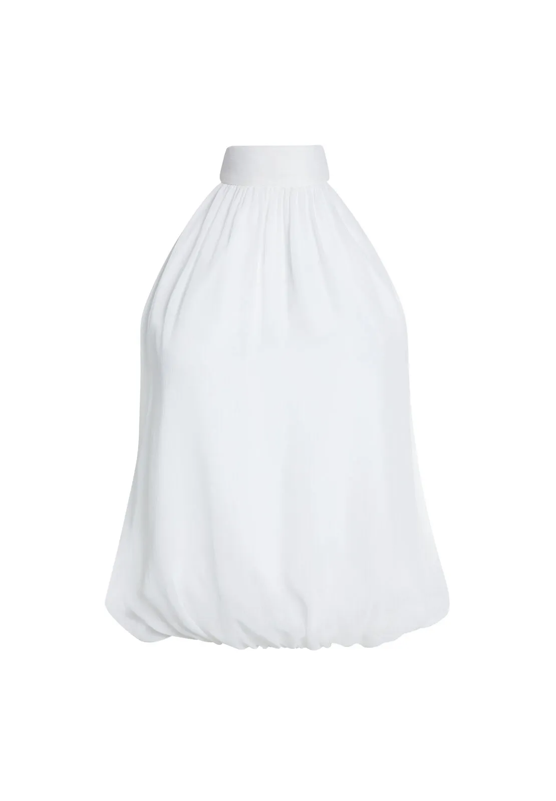 MARIS HALTER NECK GATHERED TOP