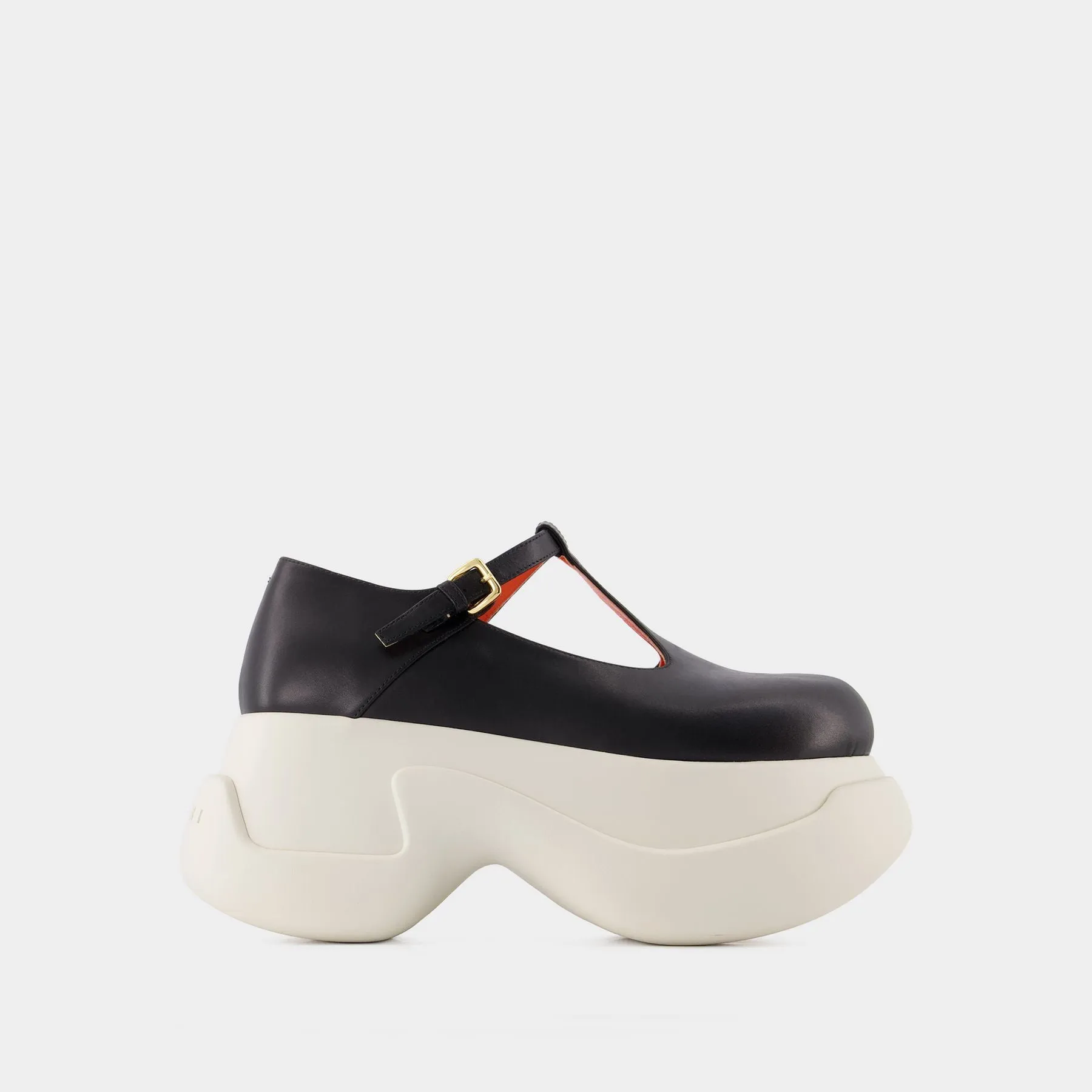 Marni  Mary Jane Platform Sandals - Marni - Black - Leather