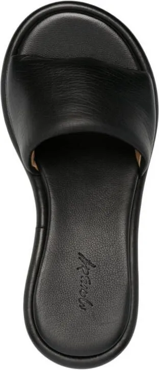 Marsèll open-toe leather mules Black