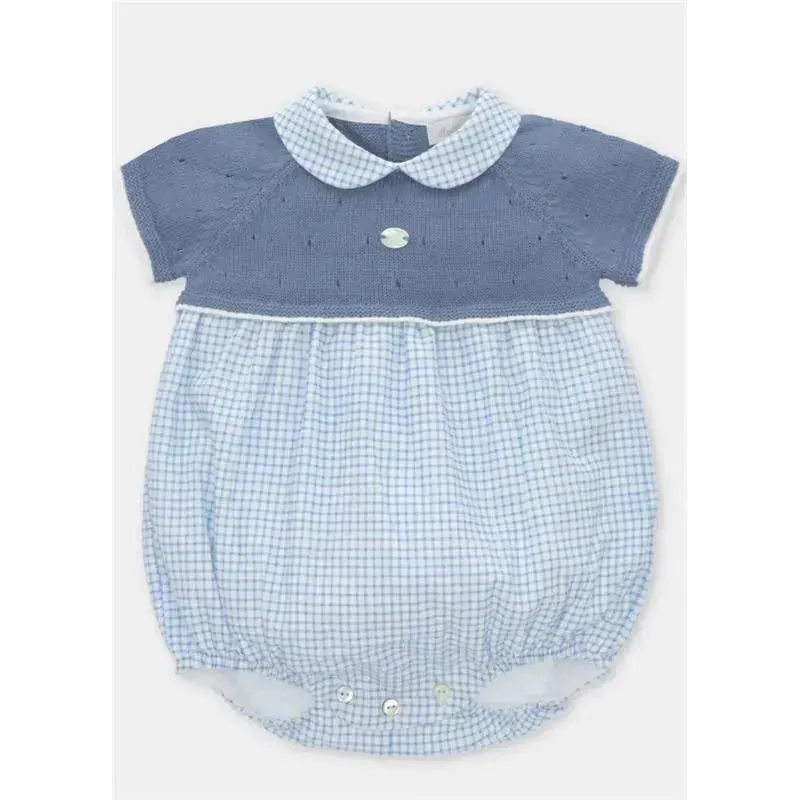Martin Aranda - Short Romper Noto Blue Francia