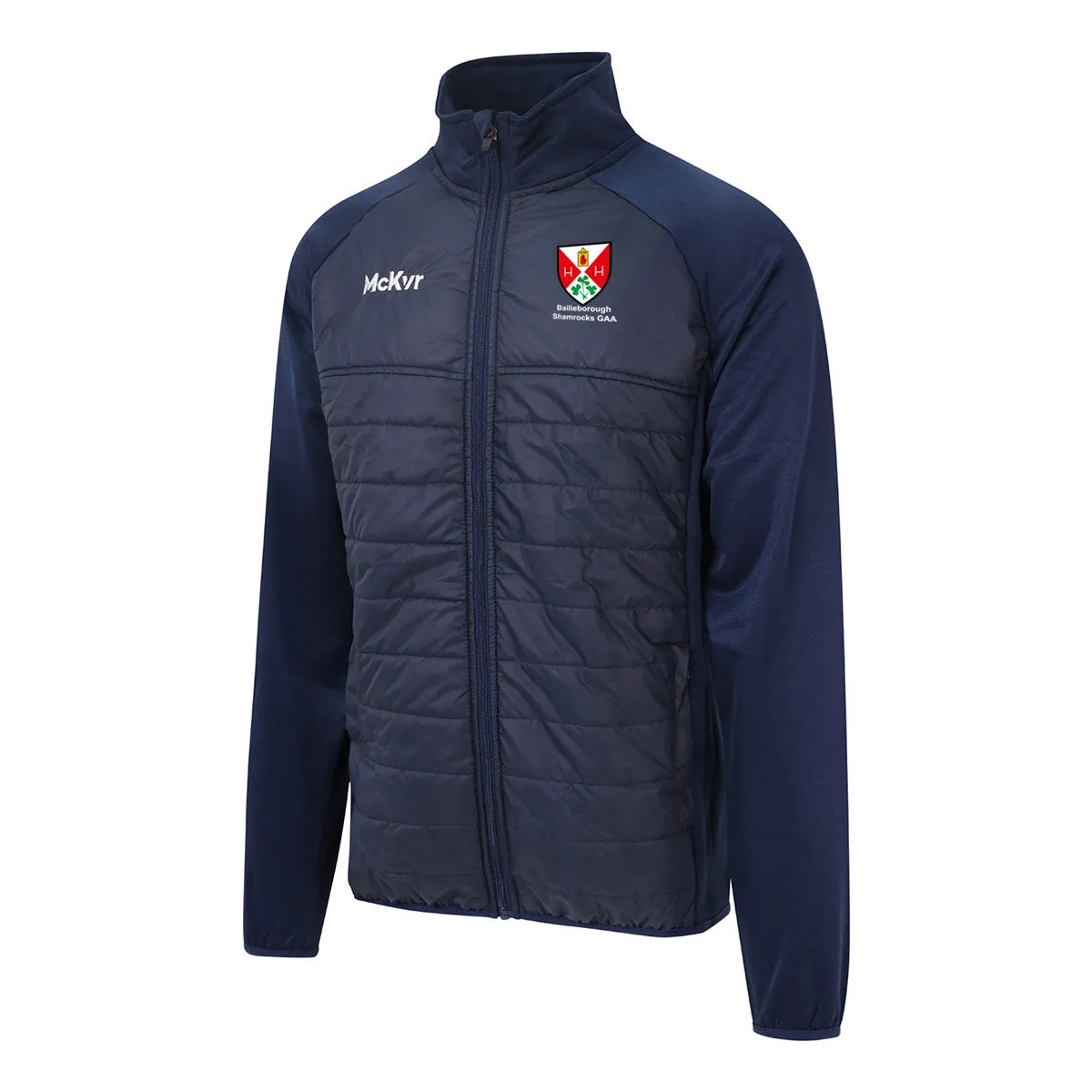 Mc Keever Bailieborough Shamrocks GAA Core 22 Hybrid Jacket - Adult - Navy