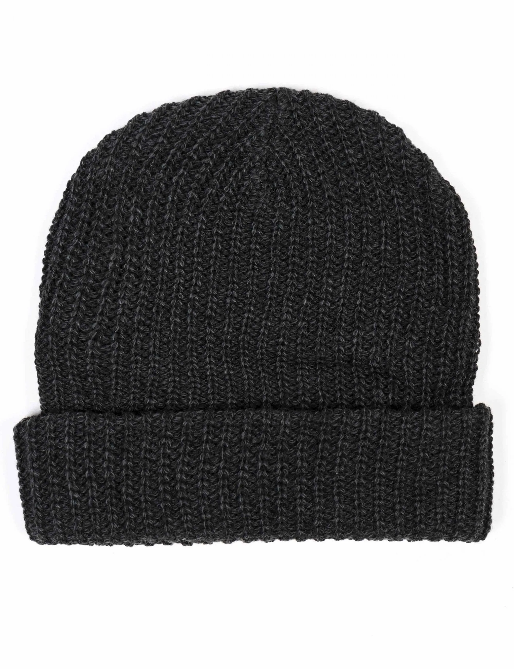 Melange Shield Logo Beanie Hat - Phantom