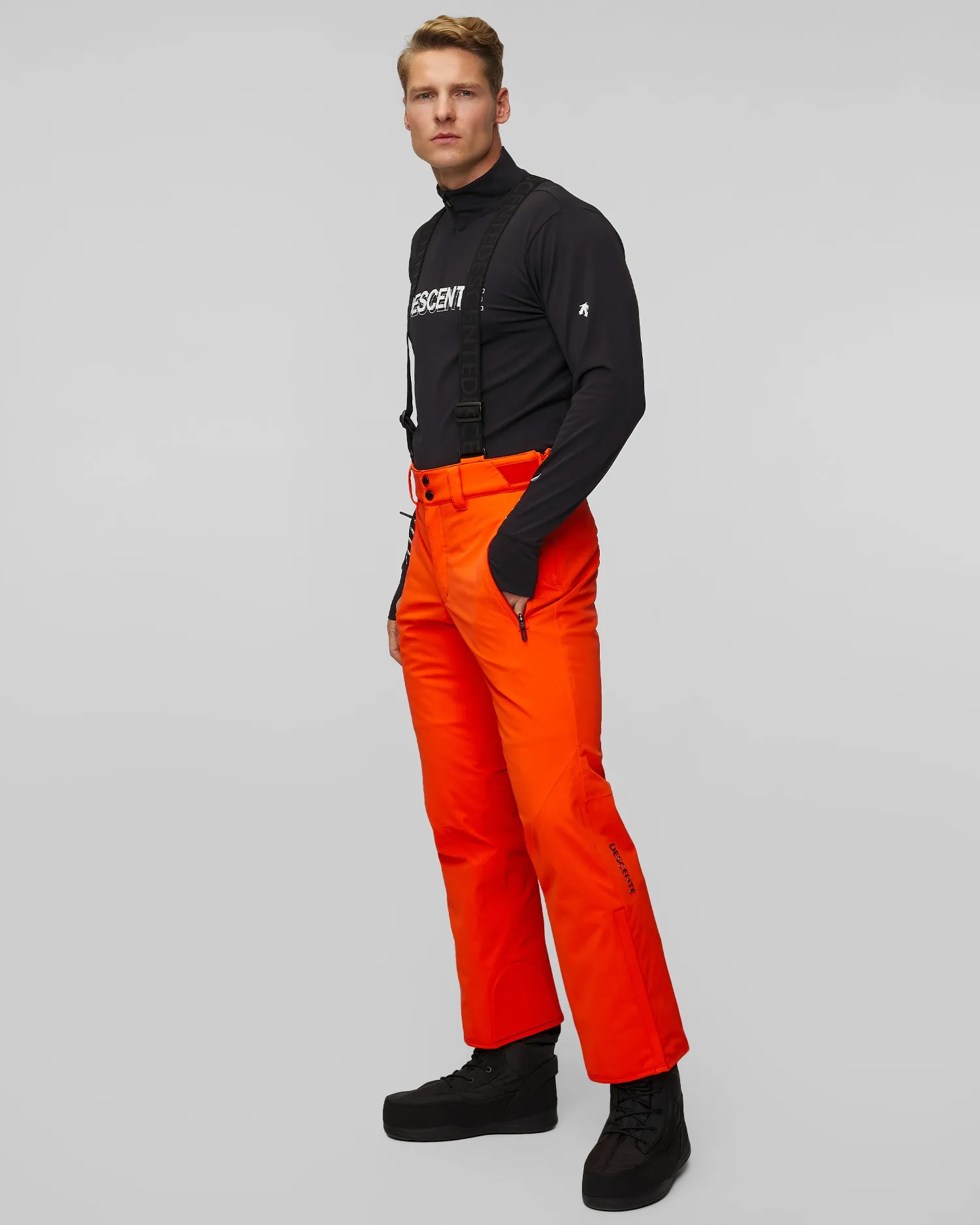 Men's insulated ski trousers Descente Swiss DWMYGD40-mor