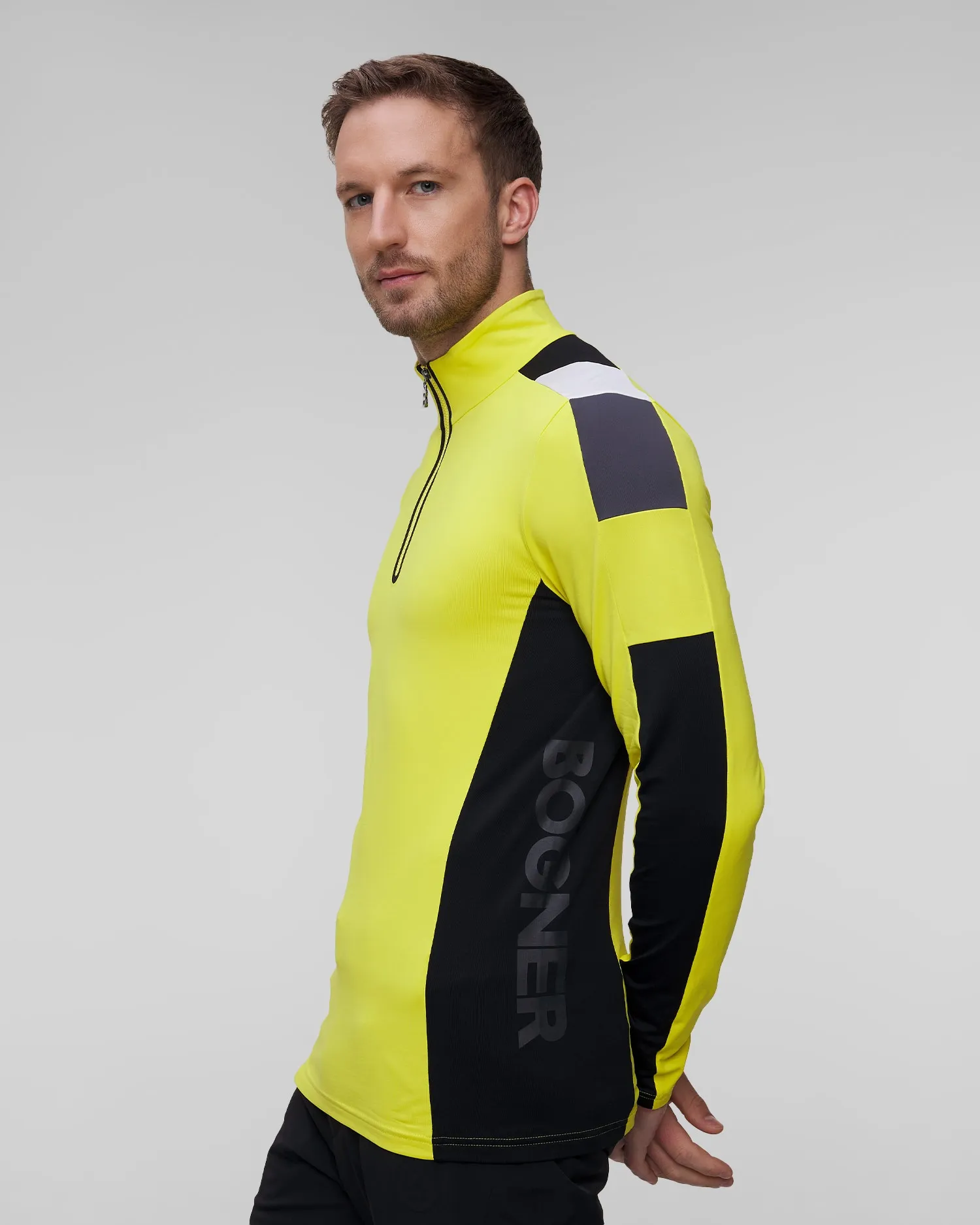 Men's ski yellow turtleneck BOGNER Mica 2 51135952-53