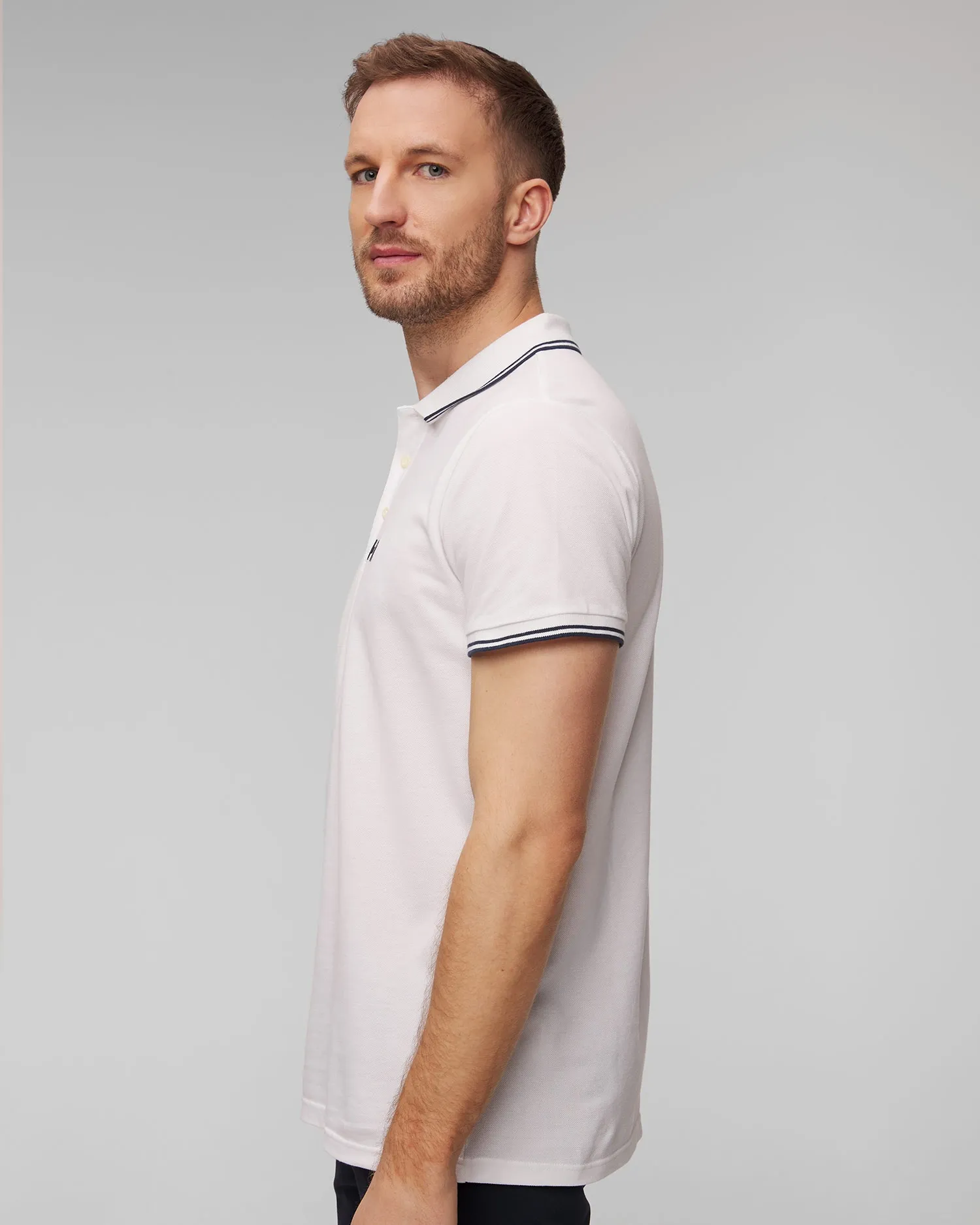 Men's white Helly Hansen Genova Polo 34297-1