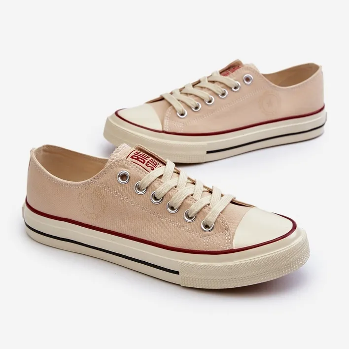 Men's Low Sneakers Big Star NN174100 Beige
