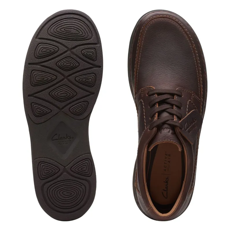 Men’s Clarks Nature 5 Lo – Dark Brown Leather