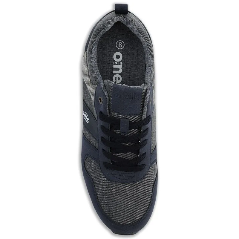 Men's Bruce Retro Trainers Navy / Grey