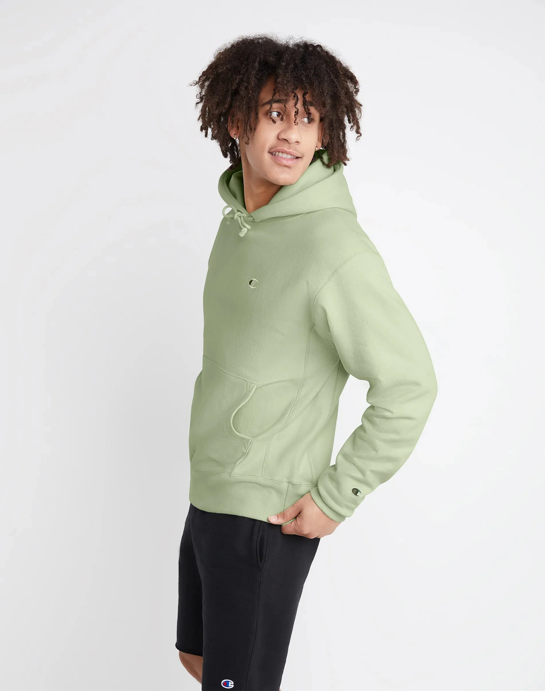 Men's Champion Life Reverse Weave Hoodie Mint