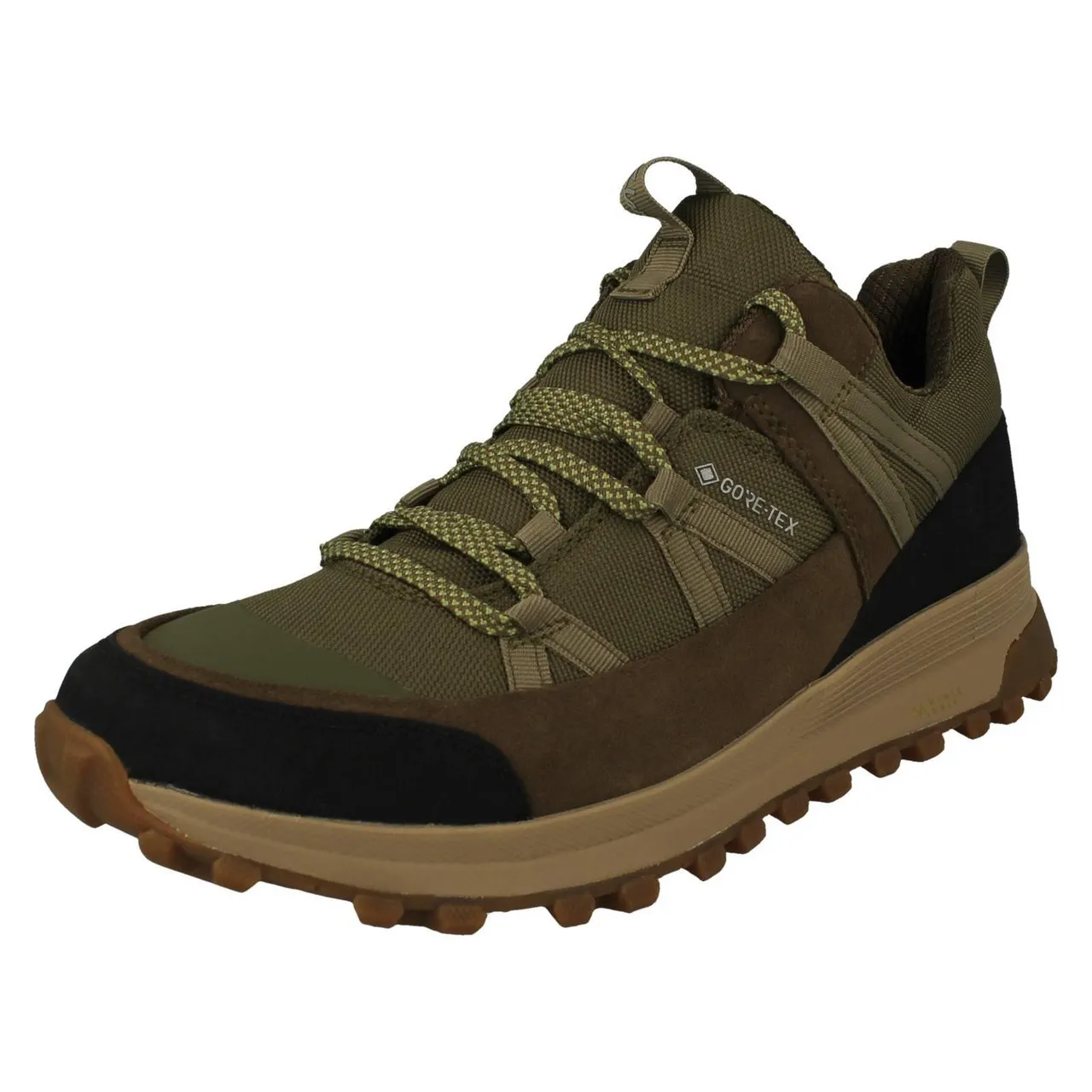 Mens Clarks Mimic Grip Outdoor Lace Up Trainers - ATL Trek Run GTX