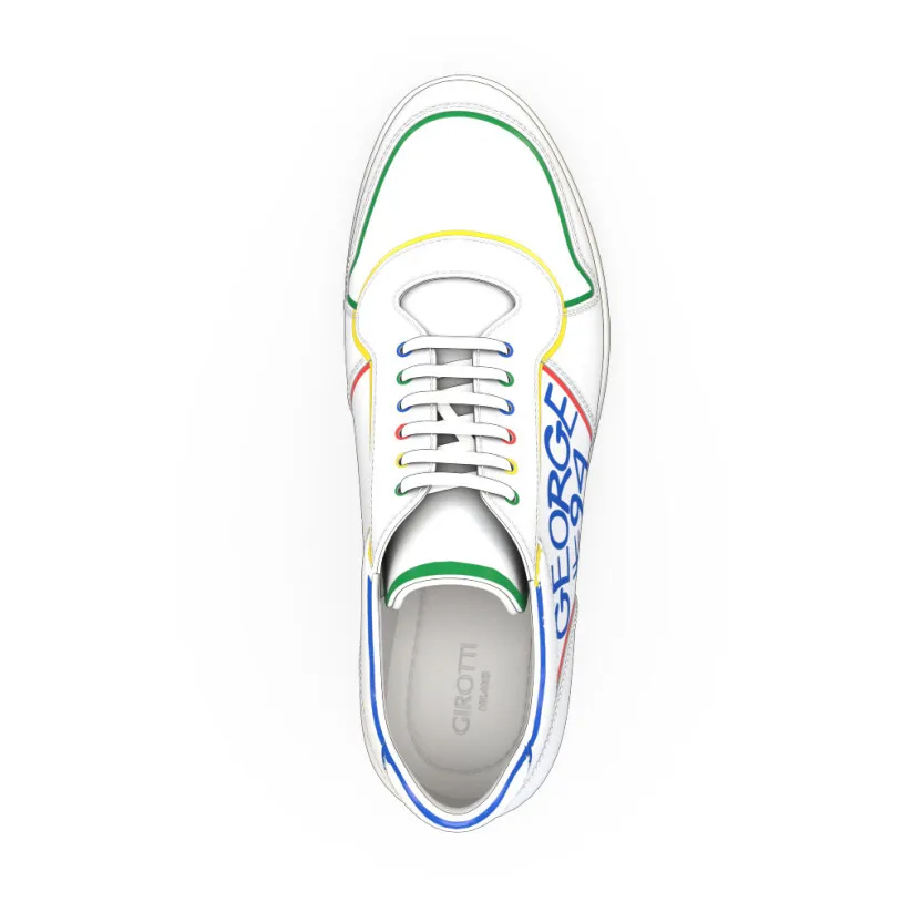 Men's Custom Hand-Painted Sneakers 43074