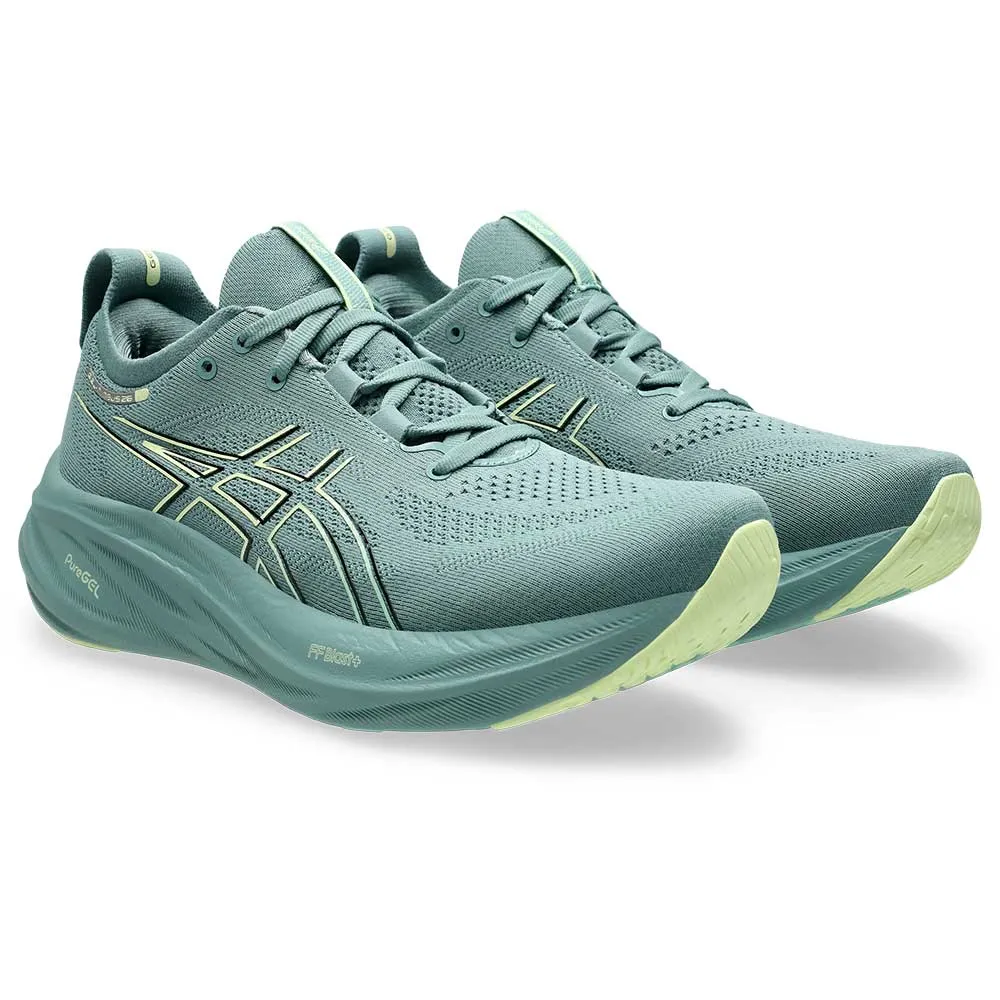 Men's Gel-Nimbus 26 Running Shoe - Celadon/Light Celadon - Regular (D)