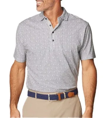 Men's johnnie-O Vestal Printed Cotton Performance Golf Polo