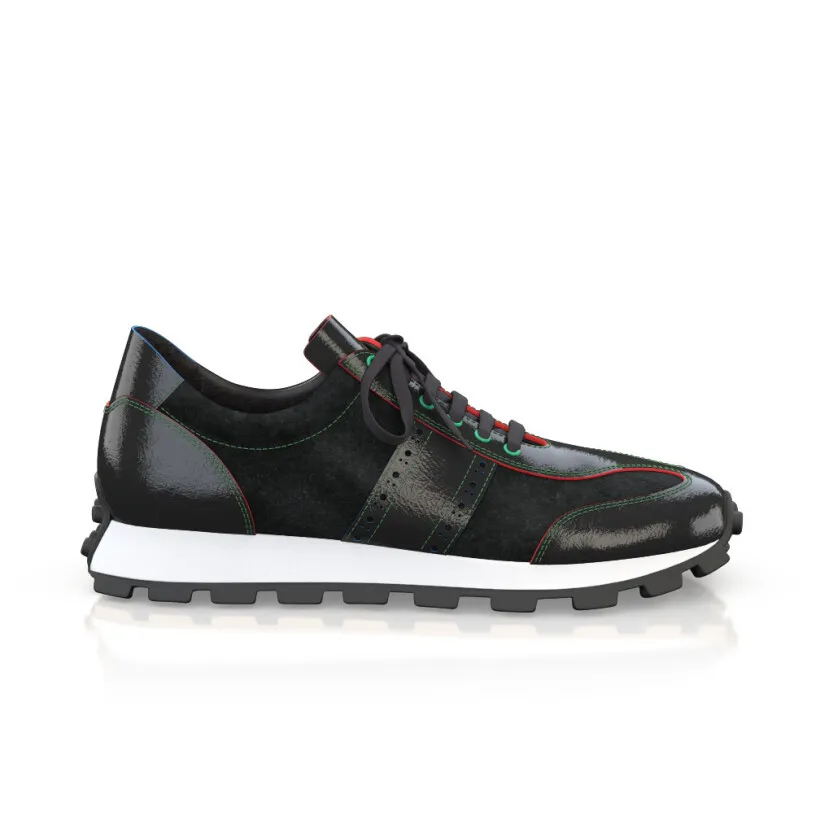 Men's Leather Running Sneakers 55084