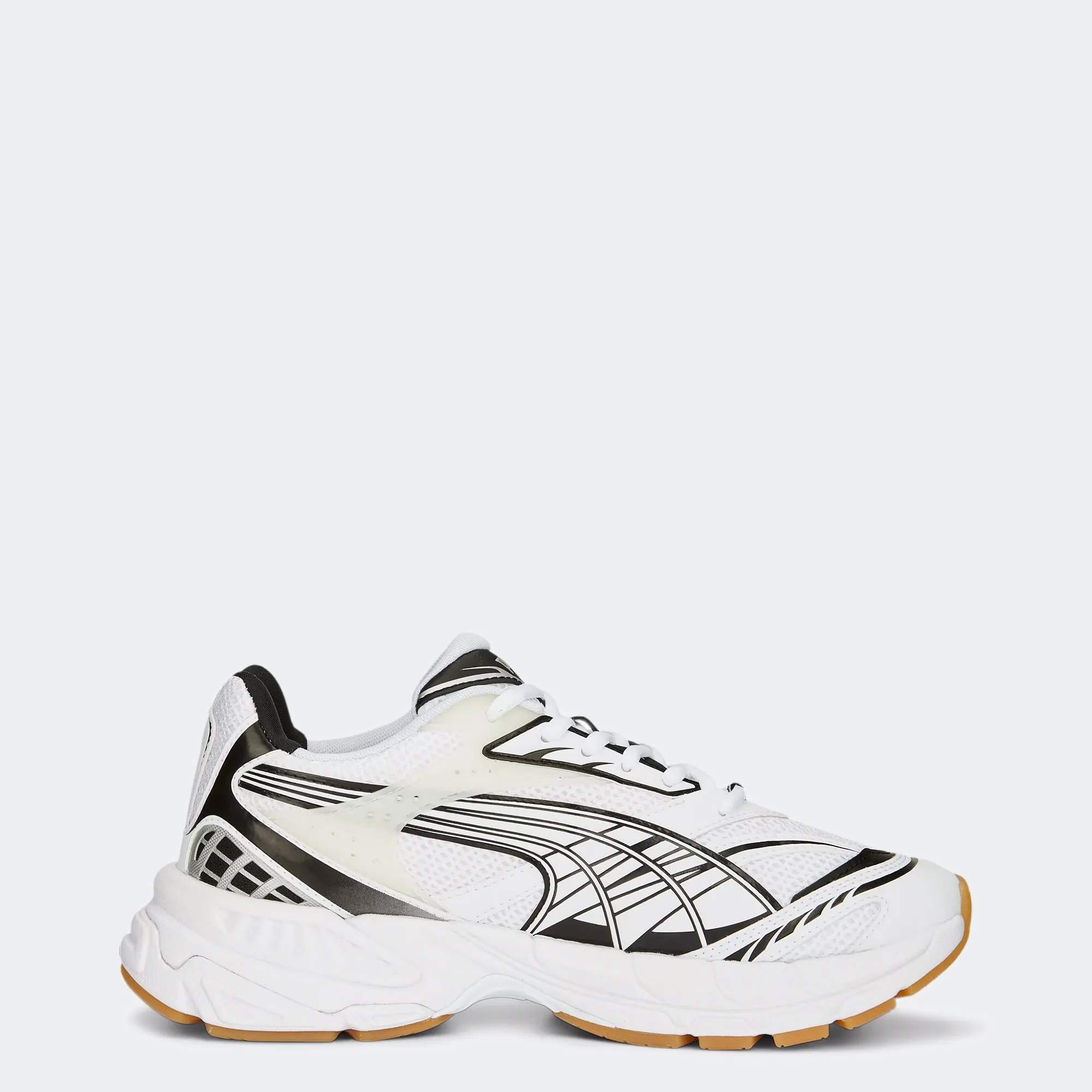 Men's PUMA Velophasis Technisch Shoes White Black